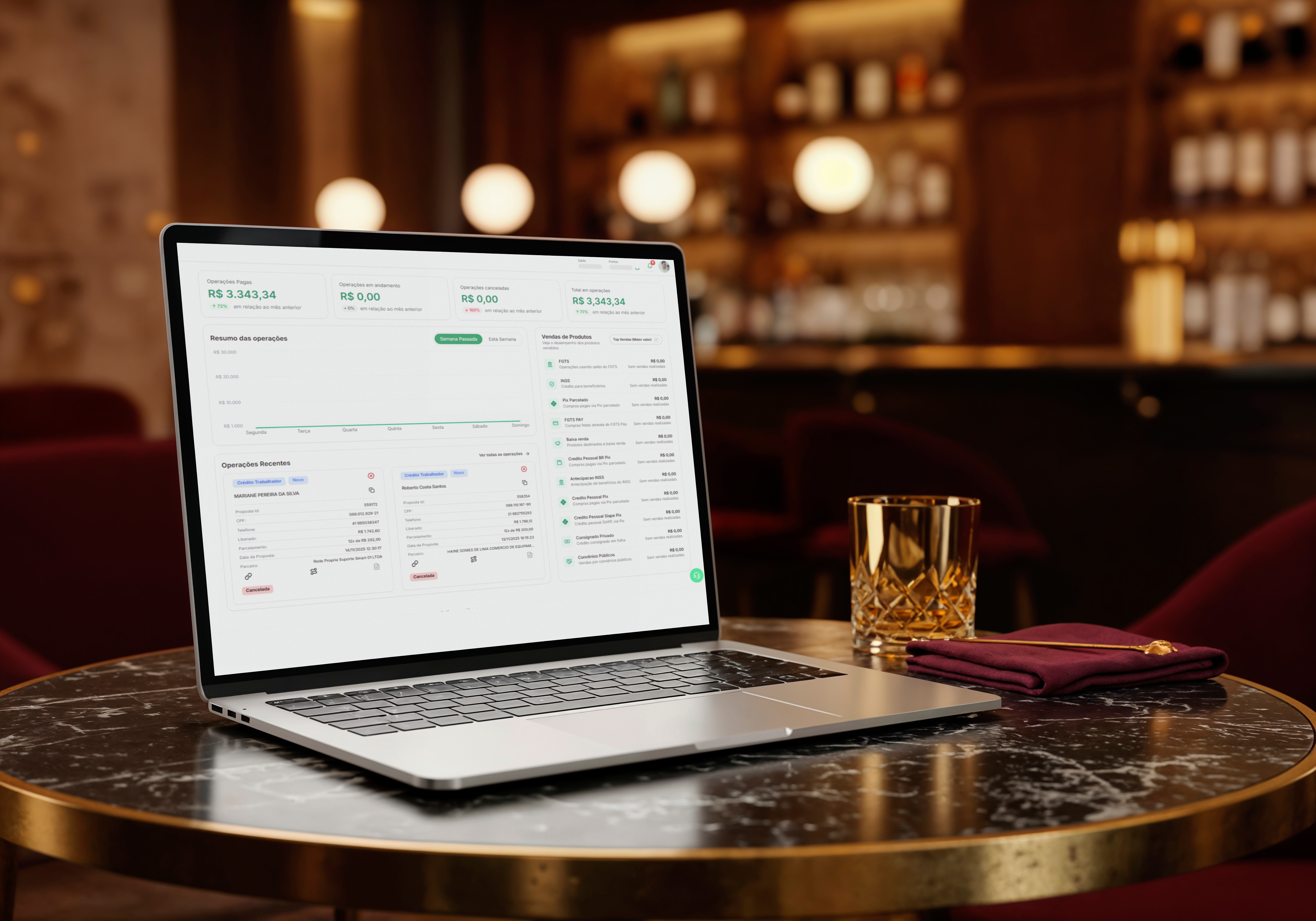 Elix Bank institutional website interface highlighting solutions for people and businesses