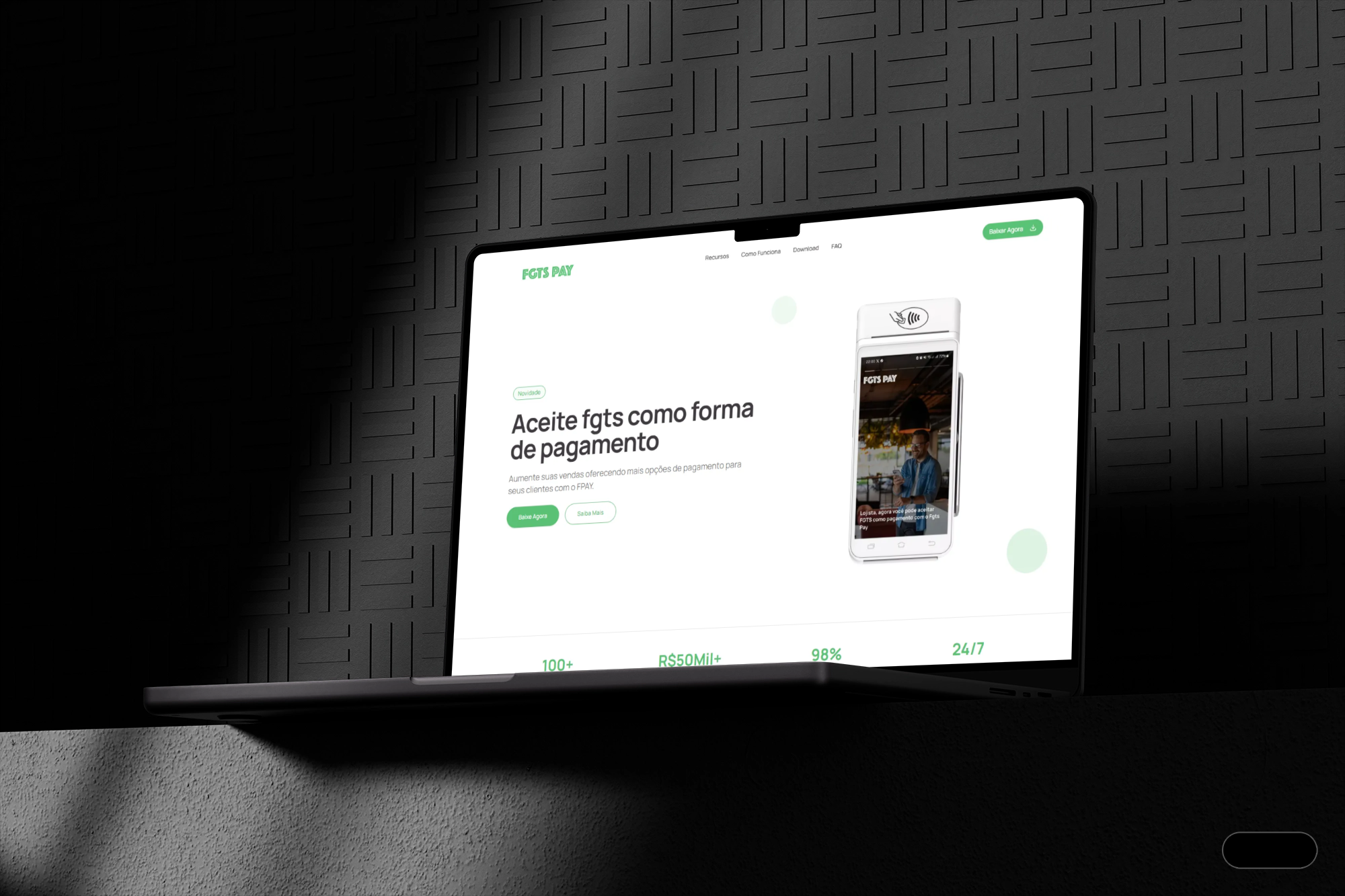 Fpay website/platform interface